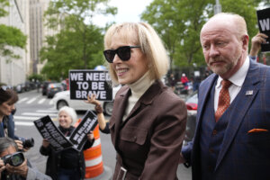 E. Jean Carroll arrives at Manhattan federal court