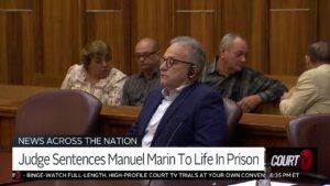 Manuel Marin listens at his sentencing hearing.