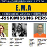 missing poster provided by the Oklahoma Highway