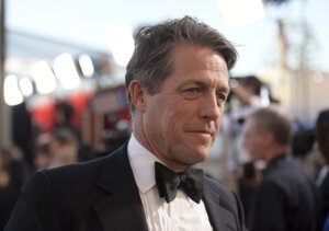 Hugh Grant arrives at the 23rd annual Screen Actors Guild Awards.