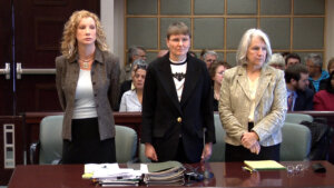 Stacey Kananen in court.