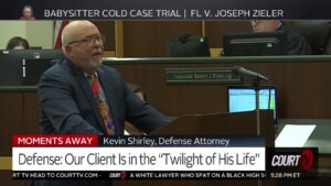 Joseph Zieler's defense attorney, Kevin Shirley, delivers defense closings in the penalty phase.