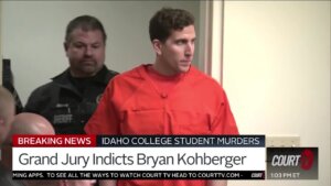Bryan Kohberger walks into court