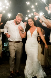 Wedding photo of Aric Hutchinson and Samantha Miller