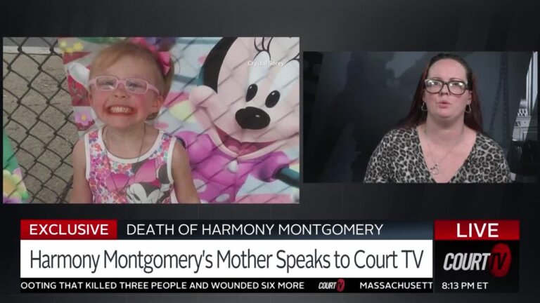 Harmony Montgomery's mom, Crystal Sorey, speaks exclusively to Court TV.