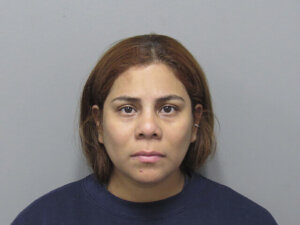 Booking photo of Kristel Candelario.