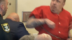 oseph Zieler elbows his attorney in court