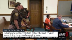 Taylor Schabusiness appears in court