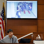 Anthony Borges testifies during the trial of Scot Peterson