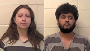 Cassie Jo Gudino and Eastwood Mohammed Mannan booking photos