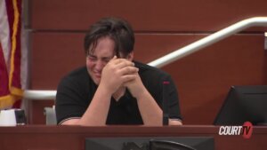 Kyle Laman becomes emotional on the stand