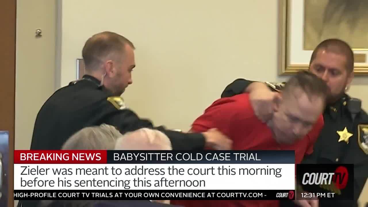 Joseph Zieler Elbows Attorney Hours Before Sentencing Court TV Video