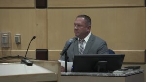 Donald Wilcox III testifies at Eric Robinson's sentencing hearing