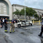 car on fire in Orlando