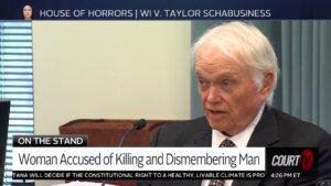 Dr. James O'Donnell testifies at a hearing for Taylor Schabusiness