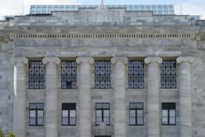 The Harvard Medical School exterior