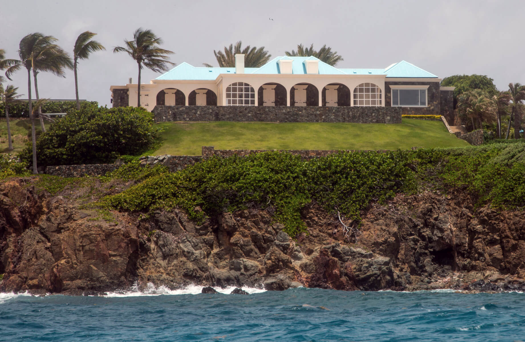 Little St. James Island, in the U. S. Virgin Islands, a property owned by Jeffrey Epstein