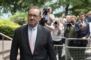 Kevin Spacey leaves Southwark Crown Court