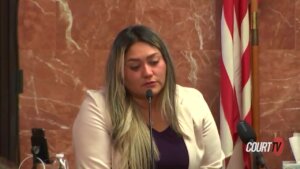 Angelica Hernandez, the sister of victim Grizelda Hernandez, testifies