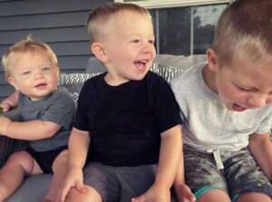 Clayton, Hunter and Chase Doerman.