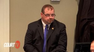 Lieutenant David Dove, a computer crimes analyst for SLED, takes the stand