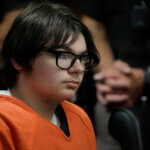 Ethan Crumbley sits in court, Thursday, July 27, 2023.