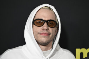 Pete Davidson attends the premiere of movie