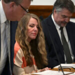 Lori Vallow Daybell sits during her sentencing hearing.