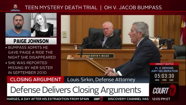 Jacob Bumpass' defense attorney Louis Sirkin delivers his closing argument.