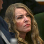 Lori Vallow Daybell sits during her sentencing hearing.