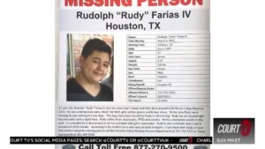 Missing person poster for Rudy Farias