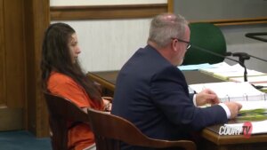 taylor schabusiness appears in court for a competency hearing ahead of jury selection