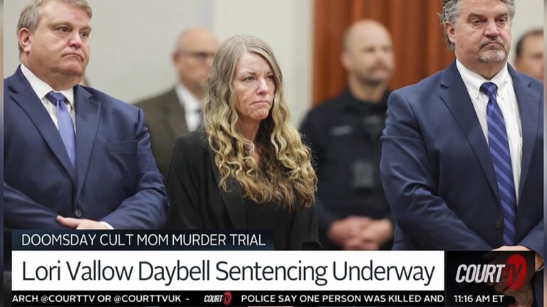 Lori Vallow Daybell is being sentenced for killing her children.