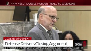 Rapper Melly's defense attorney delivers his closing argument.