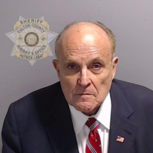 Rudy Giuliani booking photo