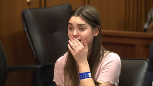 Mackenzie Shirilla reacts as the judge reads her verdict