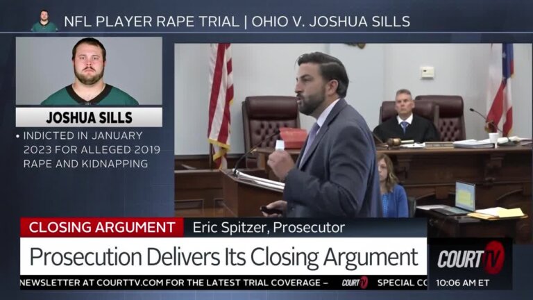 eric spitzer delivers closing argument