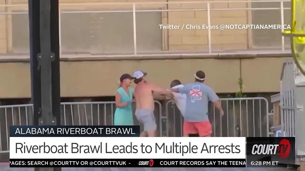 Police 3 Arrested In Alabama Riverfront Brawl Court Tv Video