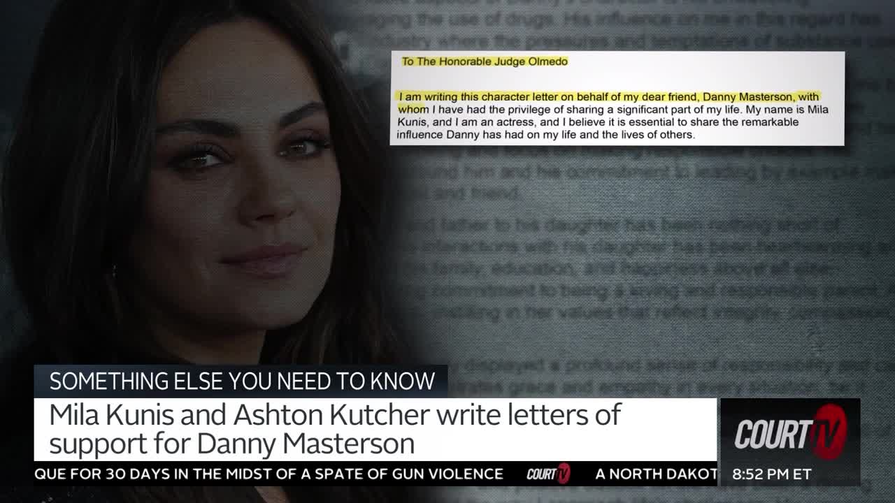 Mila Kunis, Ashton Kutcher letters supporting Danny Masterson released ...