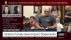 Shad Thyrion's uncle gives victim impact statement.