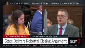 Ohio prosecutor Dan Sallerson delivers State rebullal closing in case against Sydney Powell.