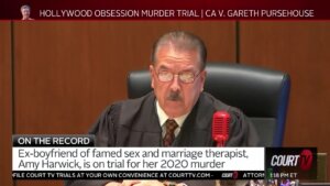 Judge speaks from the bench