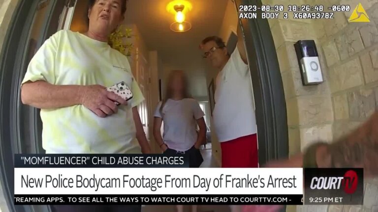 bodycam video shows officers finding the franke children