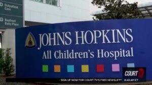 Johns Hopkins All Children's Hospital exterior.