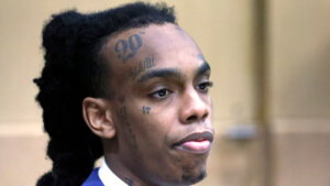 Jamell Demons, also known as rapper YNW Melly, waits in the courtroom.