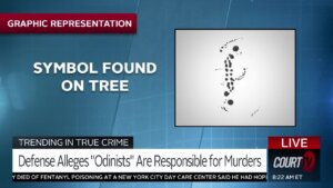 Alleged Pagan symbols found on tree