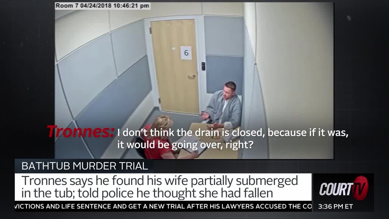 Jury Sees David Tronnes Interrogation Video Court TV Video