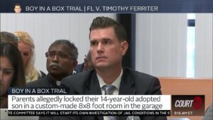 Timothy Ferriter listens to RF's testimony.