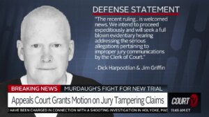 Graphic of statement from Murdaugh's defense.