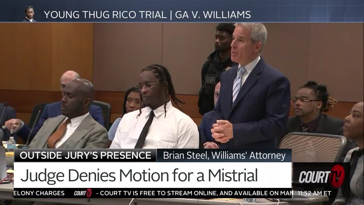 Young Thug's attorney asks for a mistrial.